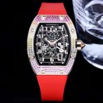 Richard Mille RM67-01 Colored steel case with diamonds Diameter 38 / 48mm watch